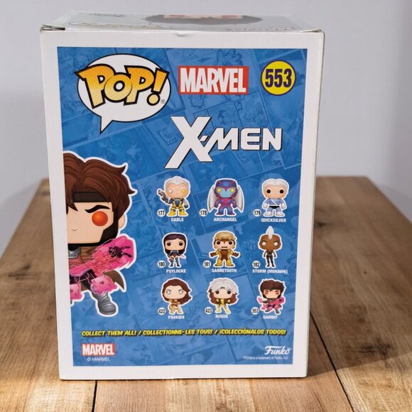 Gambit X-Men #553 Funko Pop! Figurine Bobble Head - Glows in the Dark Limited - Picture 4 of 9